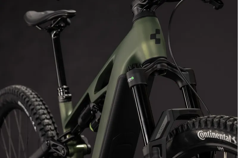 Cube Stereo Hybrid One44 HPC TM 800 Electric Full Sus MTB 2027 in Reedgreen/Gills-4