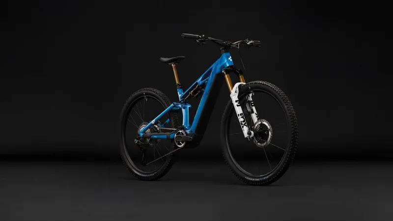 Cube Stereo Hybrid One44 HPC At 800 Electric Full Sus MTB 2027 in Actionteam-5