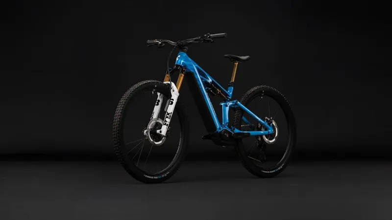 Cube Stereo Hybrid One44 HPC At 800 Electric Full Sus MTB 2027 in Actionteam-3
