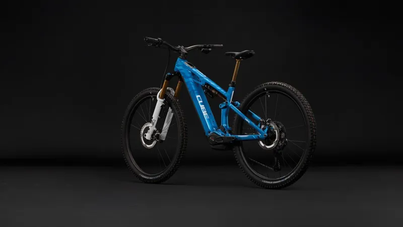 Cube Stereo Hybrid One44 HPC At 800 Electric Full Sus MTB 2027 in Actionteam-2
