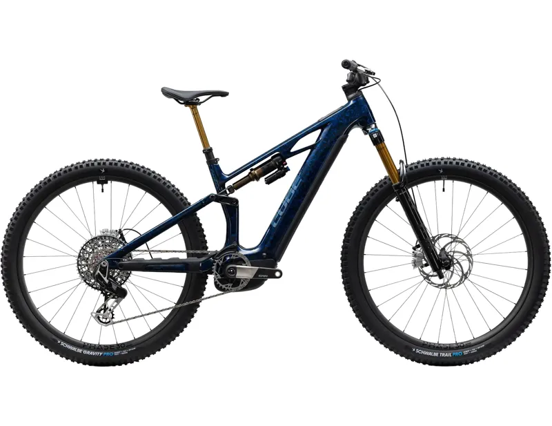Cube Stereo Hybrid One44 HPC SLT 800 Electric Full Sus MTB 2027 in Splinternavy/Prizm