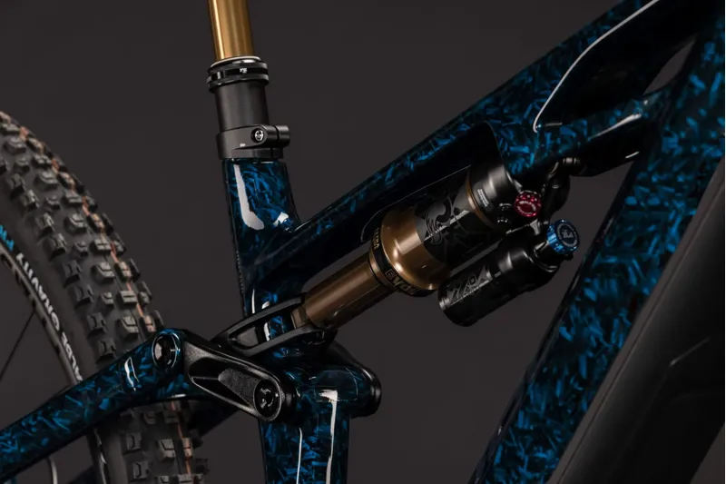 Cube Stereo Hybrid One44 HPC SLT 800 Electric Full Sus MTB 2027 in Splinternavy/Prizm-3
