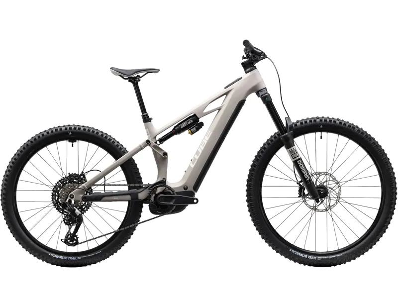Cube Stereo Hybrid One77 HPC Race 800 Electric Full Sus MTB 2027 in Oatgrey/Yellow