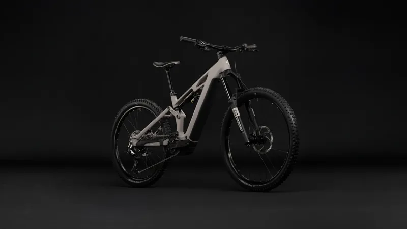 Cube Stereo Hybrid One77 HPC Race 800 Electric Full Sus MTB 2027 in Oatgrey/Yellow-3