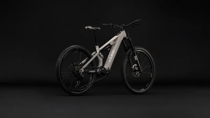Cube Stereo Hybrid One77 HPC Race 800 Electric Full Sus MTB 2027 in Oatgrey/Yellow-2