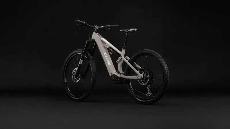 Cube Stereo Hybrid One77 HPC Race 800 Electric Full Sus MTB 2027 in Oatgrey/Yellow-10
