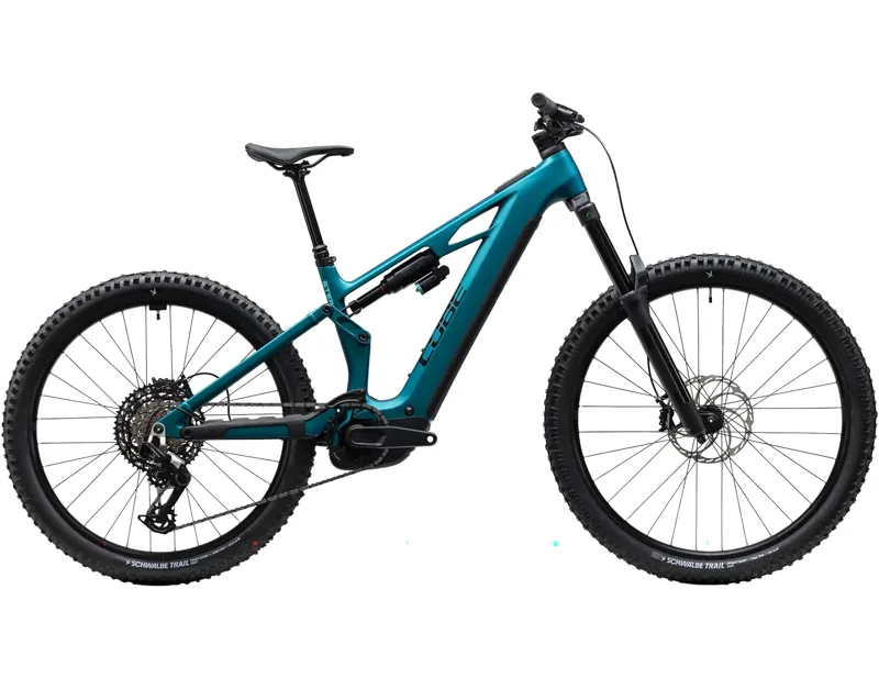 Cube Stereo Hybrid One77 HPC Race 800 Electric Full Sus MTB 2027 in Metallicpetrol/Black