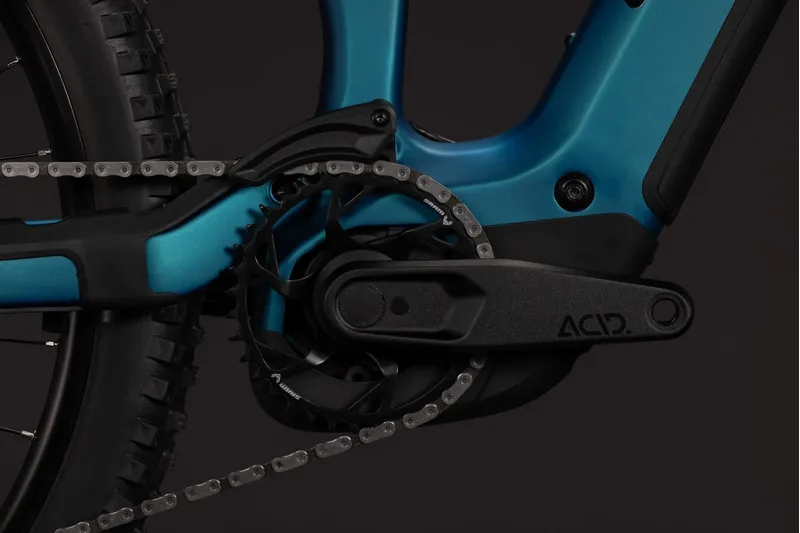 Cube Stereo Hybrid One77 HPC Race 800 Electric Full Sus MTB 2027 in Metallicpetrol/Black-6