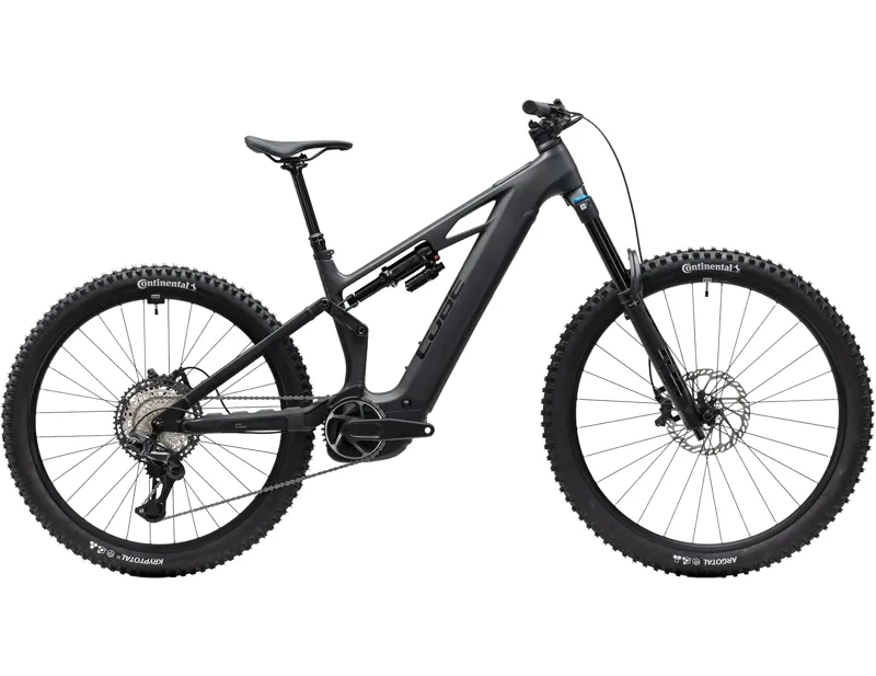 Cube Stereo Hybrid One77 HPC SLX 800 Electric Full Suspension MTB 2027 in Blackline