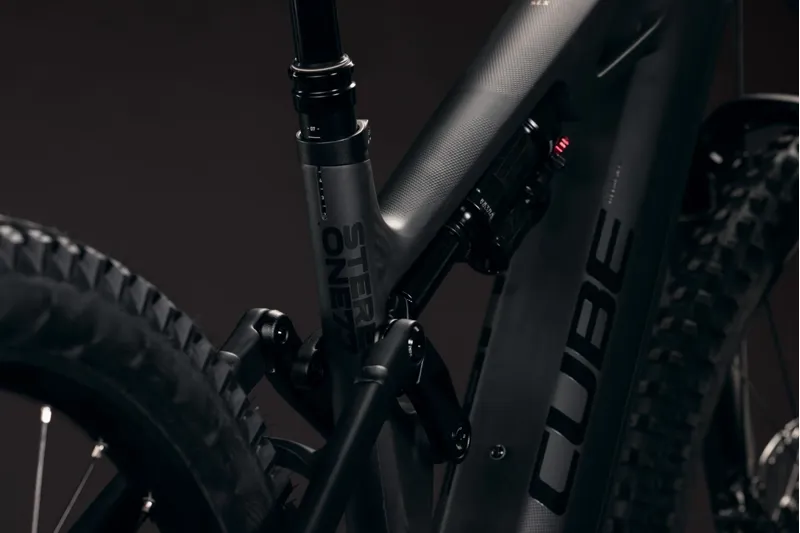 Cube Stereo Hybrid One77 HPC SLX 800 Electric Full Suspension MTB 2027 in Blackline-9