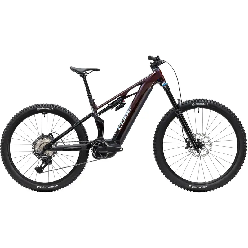 Balfes Bikes Cube Stereo Hybrid One77 HPC SLX 800 Electric Full Suspension MTB 2027 in Liquidred Black | Free postage over £30, £10 off first order, price match & 0% finance.