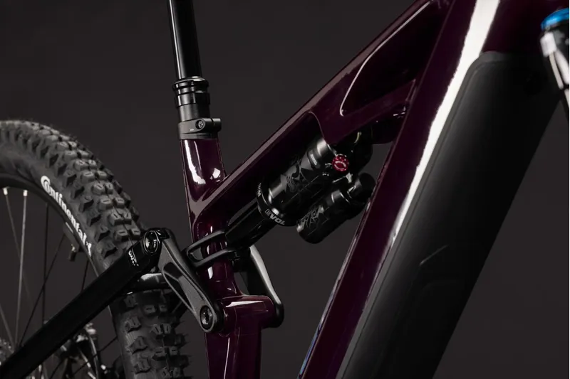 Cube Stereo Hybrid One77 HPC SLX 800 Electric Full Suspension MTB 2027 in Liquidred Black-6