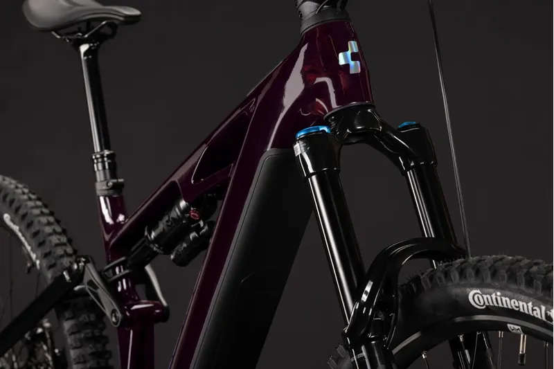Cube Stereo Hybrid One77 HPC SLX 800 Electric Full Suspension MTB 2027 in Liquidred Black-5