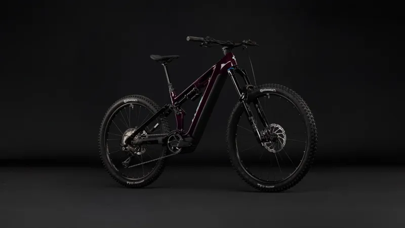 Cube Stereo Hybrid One77 HPC SLX 800 Electric Full Suspension MTB 2027 in Liquidred Black-4