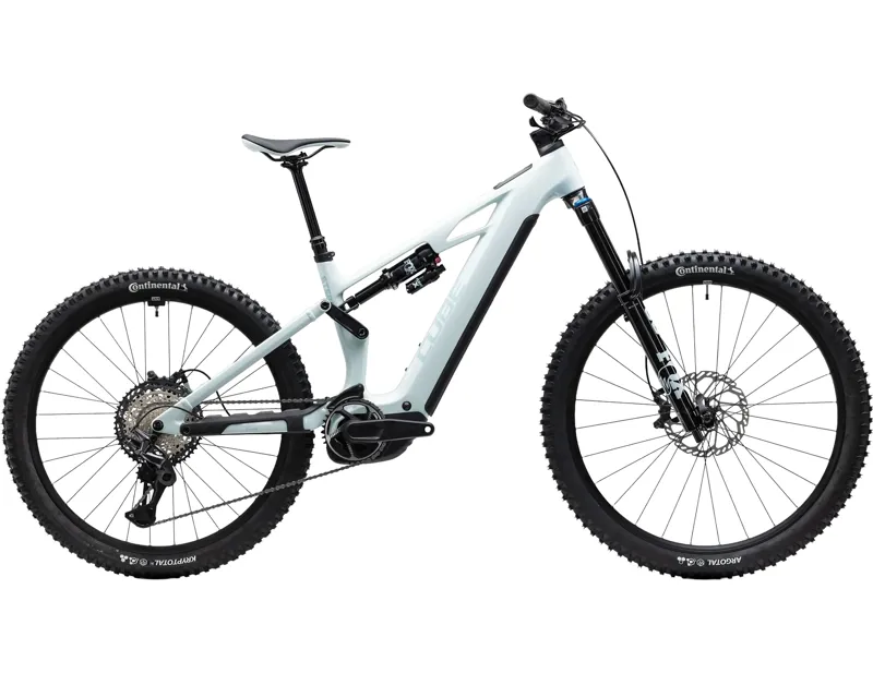 Cube Stereo Hybrid One77 HPC SLX 800 Electric Full Suspension MTB 2027 in Hintofmint/Orange