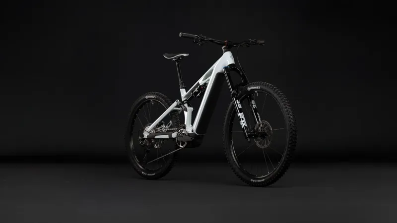 Cube Stereo Hybrid One77 HPC SLX 800 Electric Full Suspension MTB 2027 in Hintofmint/Orange-5