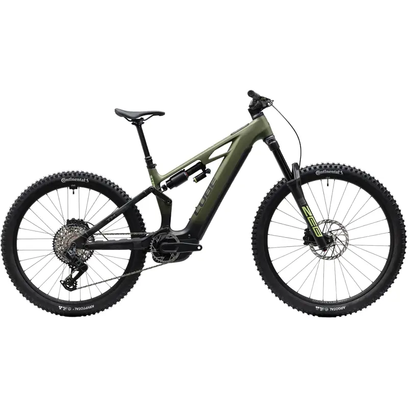 Balfes Bikes Cube Stereo Hybrid One77 HPC TM 800 Electric Full Suspension MTB 2027 in Reedgreen/Gills | Free postage over £30, £10 off first order, price match & 0% finance.