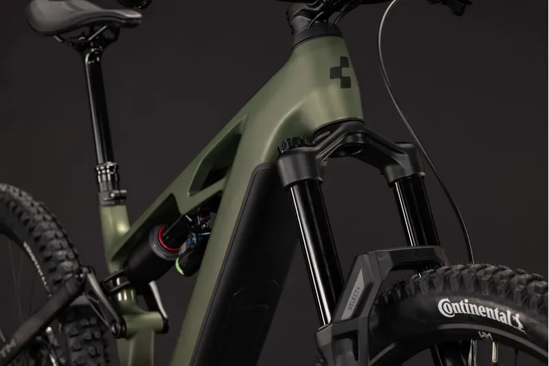 Cube Stereo Hybrid One77 HPC TM 800 Electric Full Suspension MTB 2027 in Reedgreen/Gills-5