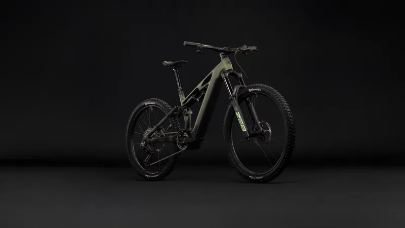 Cube Stereo Hybrid One77 HPC TM 800 Electric Full Suspension MTB 2027 in Reedgreen/Gills-4