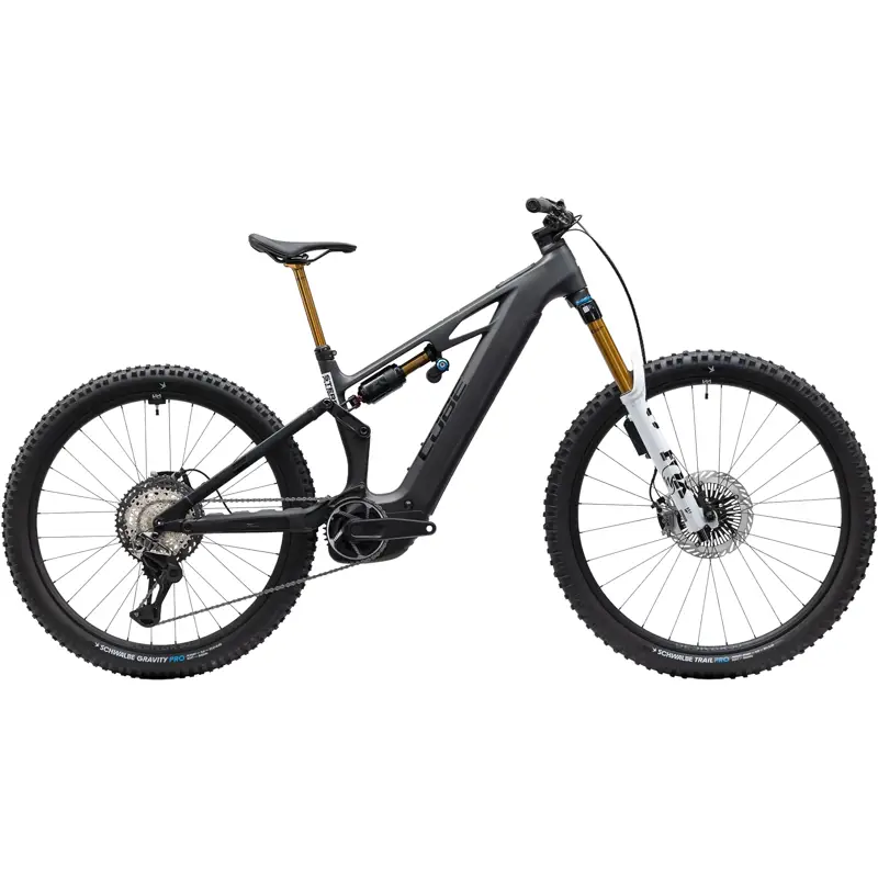 Balfes Bikes Cube Stereo Hybrid One77 HPC At 800 Electric Full Suspension MTB 2027 in Carbon/White | Free postage over £30, £10 off first order, price match & 0% finance.