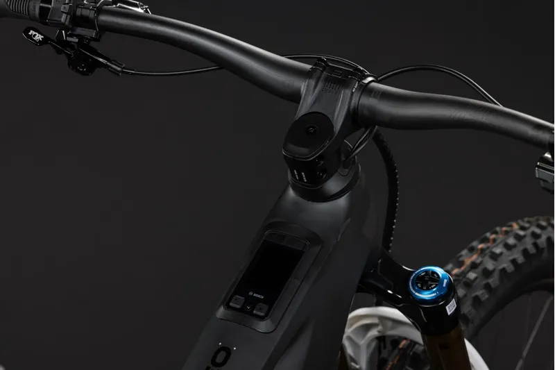 Cube Stereo Hybrid One77 HPC At 800 Electric Full Suspension MTB 2027 in Carbon/White-10