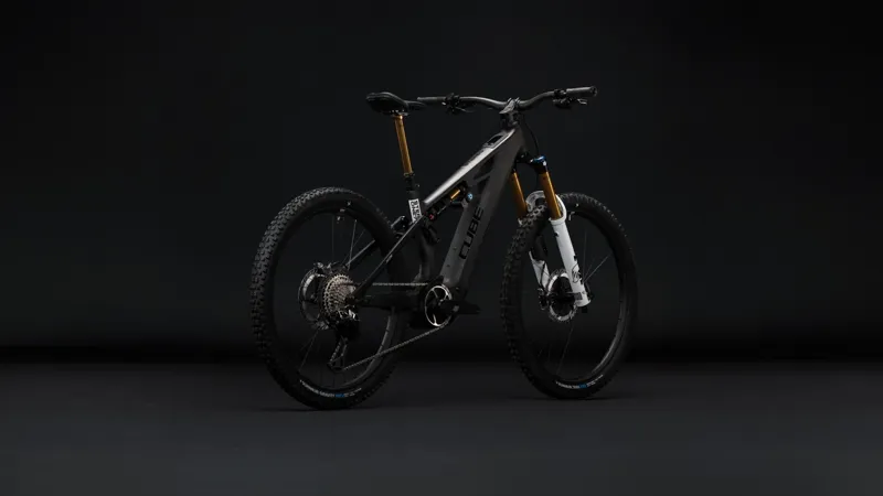 Cube Stereo Hybrid One77 HPC At 800 Electric Full Suspension MTB 2027 in Carbon/White-3