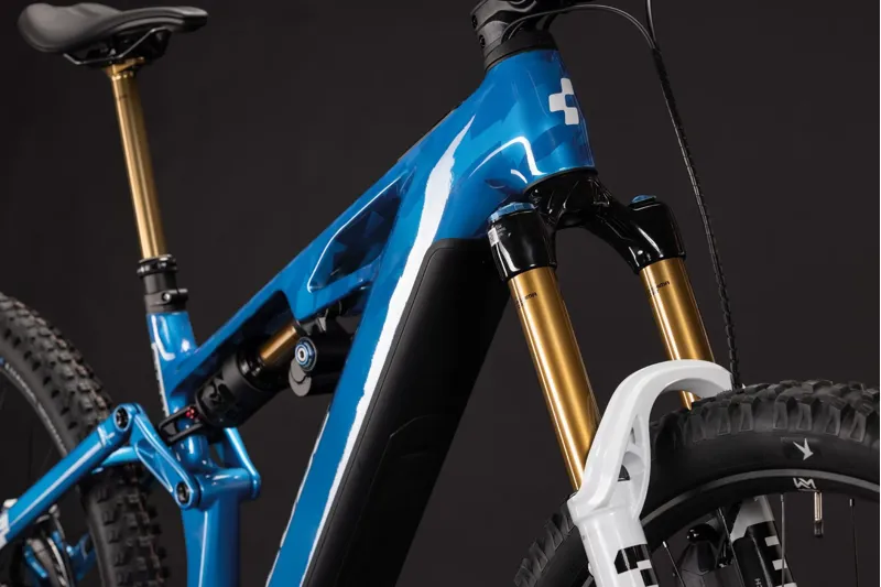 Cube Stereo Hybrid One77 HPC At 800 Electric Full Suspension MTB 2027 in Actionteam-5