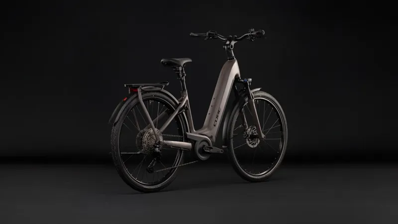 Cube Kathmandu Hybrid One 800 Electric Aluminium bike 2027 in Cedar Chrome-3