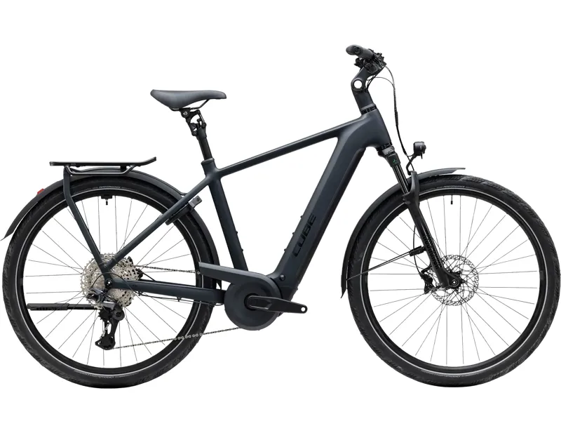 Cube Kathmandu Hybrid Pro 800 Electric Aluminium bike 2027 in Coal/Black