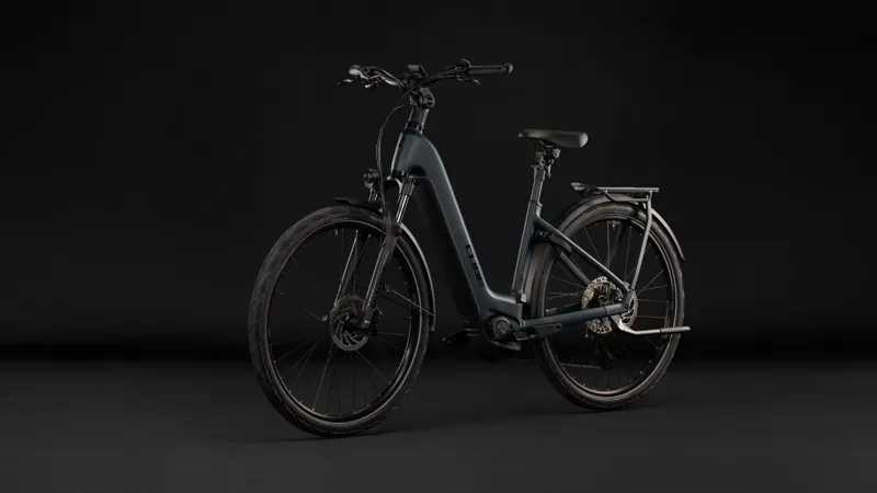 Cube Kathmandu Hybrid Pro 800 Electric Aluminium bike 2027 in Coal/Black-2