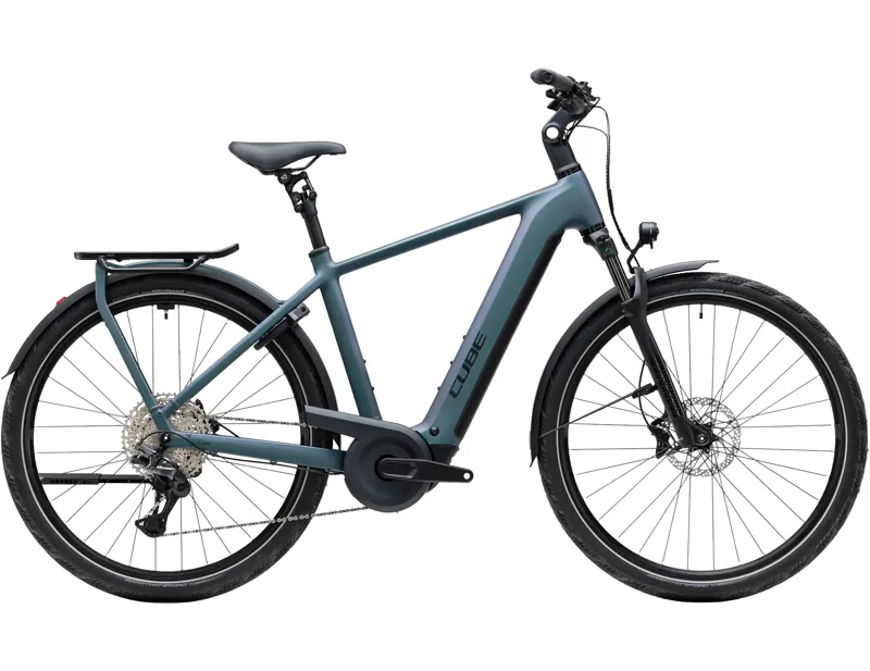 Cube Kathmandu Hybrid Pro 800 Electric Aluminium bike 2027 in Smaragdgrey/Black