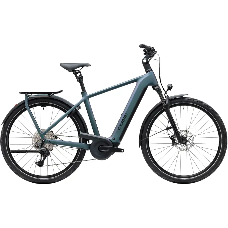 Balfes Bikes Cube Kathmandu Hybrid Pro 800 Electric Aluminium bike 2027 in Smaragdgrey/Black | Free postage over £30, £10 off first order, price match & 0% finance.