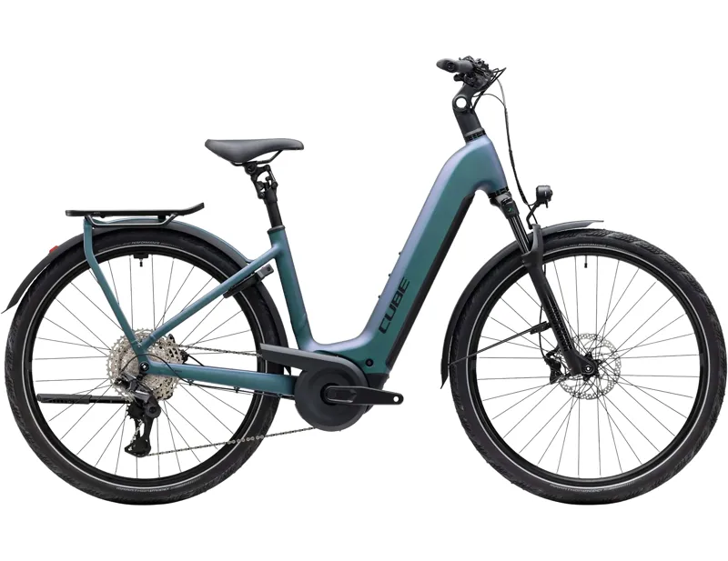 Cube Kathmandu Hybrid Pro 800 Electric Aluminium bike 2027 in Smaragdgrey/Black