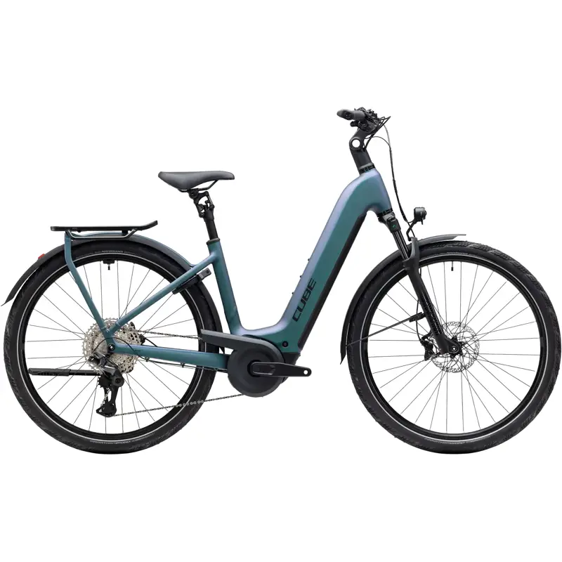 Balfes Bikes Cube Kathmandu Hybrid Pro 800 Electric Aluminium bike 2027 in Smaragdgrey/Black | Free postage over £30, £10 off first order, price match & 0% finance.