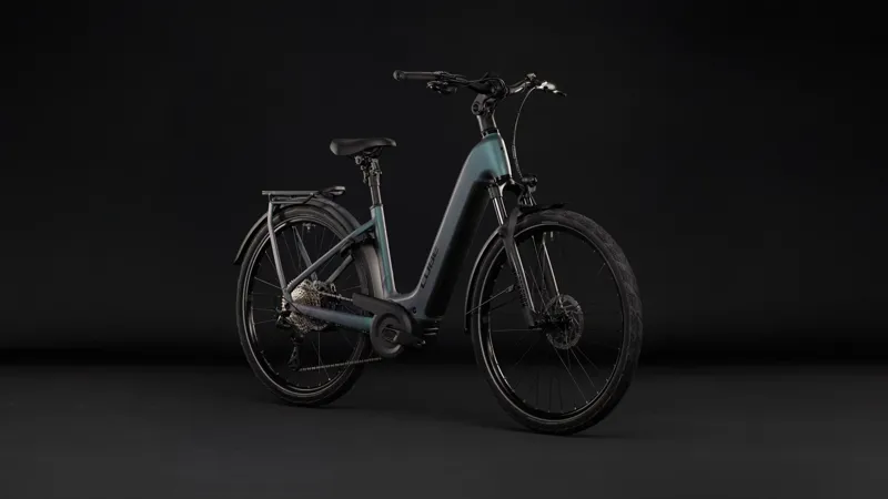 Cube Kathmandu Hybrid Pro 800 Electric Aluminium bike 2027 in Smaragdgrey/Black-4