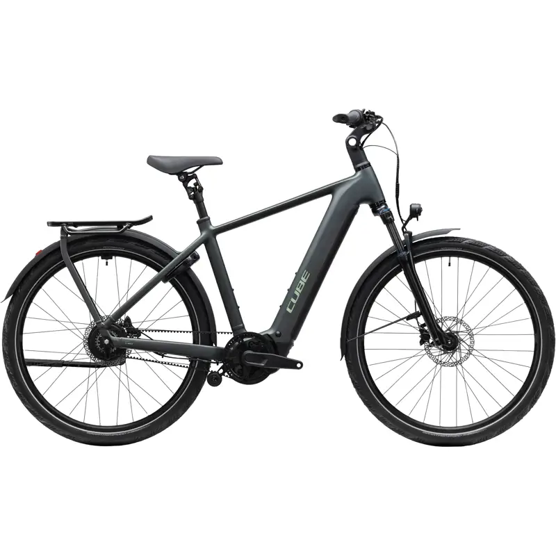 Balfes Bikes Cube Kathmandu Hybrid Deluxe Pro 800 Electric Aluminium bike 2027 in Blackforest/Chrome | Free postage over £30, £10 off first order, price match & 0% finance.