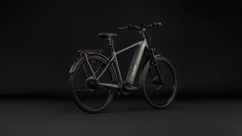 Cube Kathmandu Hybrid Deluxe Pro 800 Electric Aluminium bike 2027 in Blackforest/Chrome-3