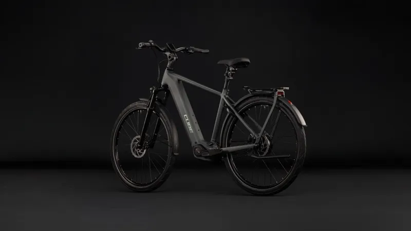 Cube Kathmandu Hybrid Deluxe Pro 800 Electric Aluminium bike 2027 in Blackforest/Chrome-1