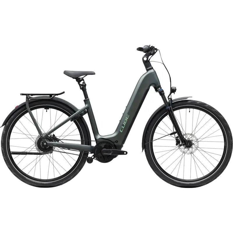 Balfes Bikes Cube Kathmandu Hybrid Deluxe Pro 800 Electric Aluminium bike 2027 in Blackforest/Chrome | Free postage over £30, £10 off first order, price match & 0% finance.
