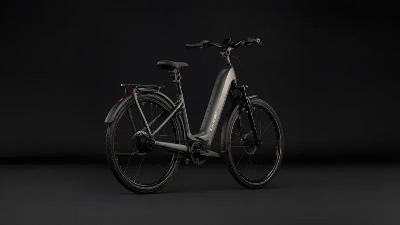 Cube Kathmandu Hybrid Deluxe Pro 800 Electric Aluminium bike 2027 in Blackforest/Chrome-3