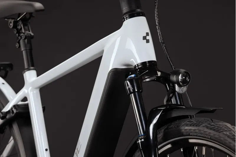 Cube Kathmandu Hybrid Deluxe Pro 800 Electric Aluminium bike 2027 in Metallicwhite/Chrome-6