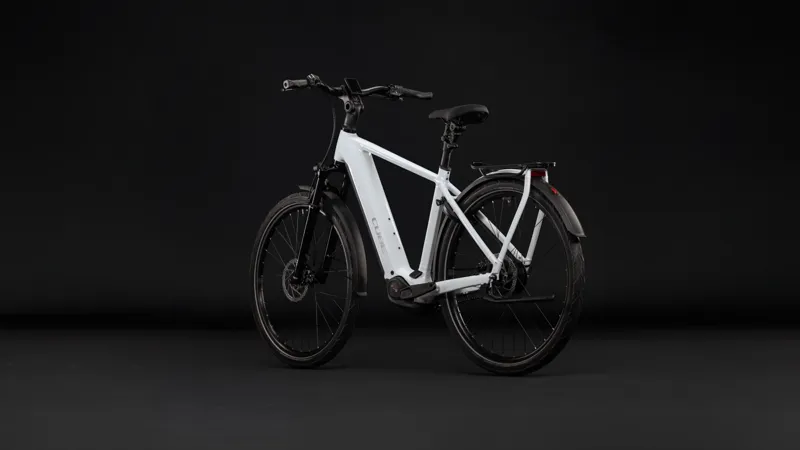 Cube Kathmandu Hybrid Deluxe Pro 800 Electric Aluminium bike 2027 in Metallicwhite/Chrome-2