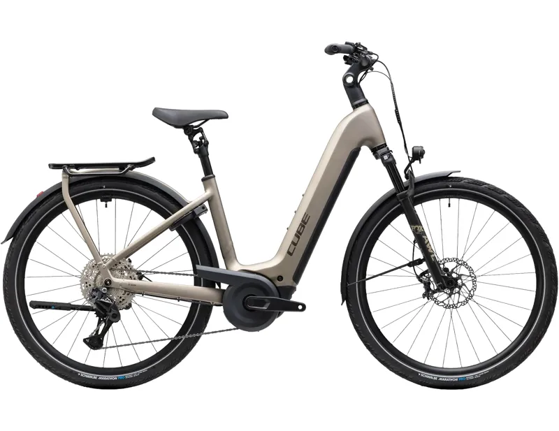 Cube Kathmandu Hybrid SLX 800 Electric Aluminium bike 2027 in Flashstone/Chrome
