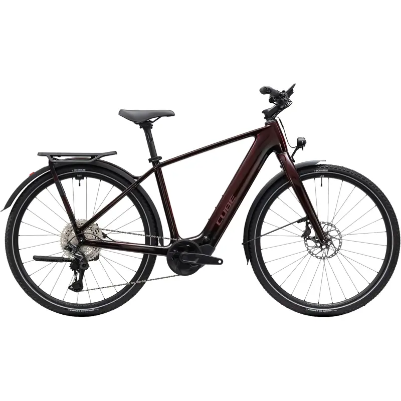 Balfes Bikes Cube Kathmandu Hybrid C:62 SLX 400X Electric Carbon bike 2027 in Liquidred/Red | Free postage over £30, £10 off first order, price match & 0% finance.