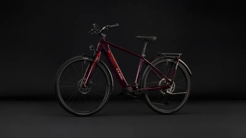Cube Kathmandu Hybrid C:62 SLX 400X Electric Carbon bike 2027 in Liquidred/Red-2