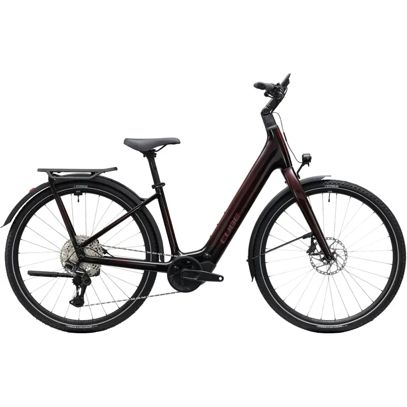 Balfes Bikes Cube Kathmandu Hybrid C:62 SLX 400X Electric Carbon bike 2027 in Liquidred/Red | Free postage over £30, £10 off first order, price match & 0% finance.