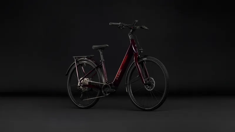 Cube Kathmandu Hybrid C:62 SLX 400X Electric Carbon bike 2027 in Liquidred/Red-4