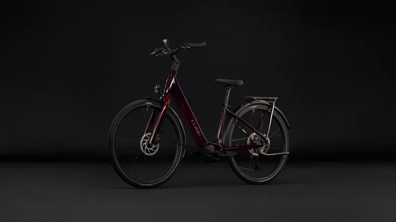 Cube Kathmandu Hybrid C:62 SLX 400X Electric Carbon bike 2027 in Liquidred/Red-3