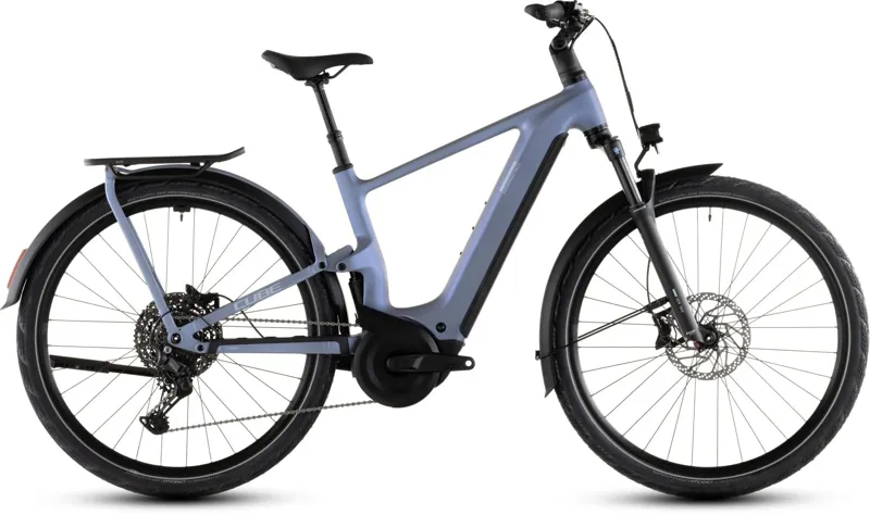 Cube Kathmandu Hybrid One11 HPC Pro 800 Electric Carbon bike 2027 in Hazeblue/Blue