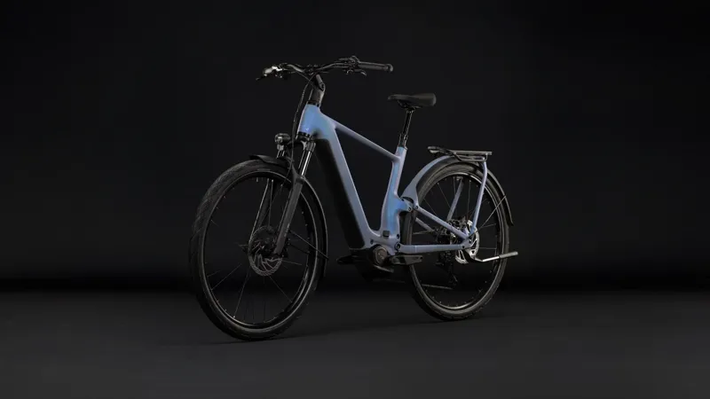 Cube Kathmandu Hybrid One11 HPC Pro 800 Electric Carbon bike 2027 in Hazeblue/Blue-2